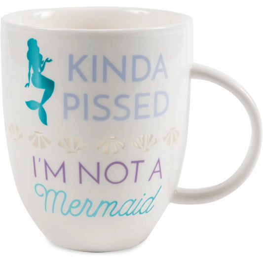 Kinda Pissed 24 oz Pierced Porcelain Cup