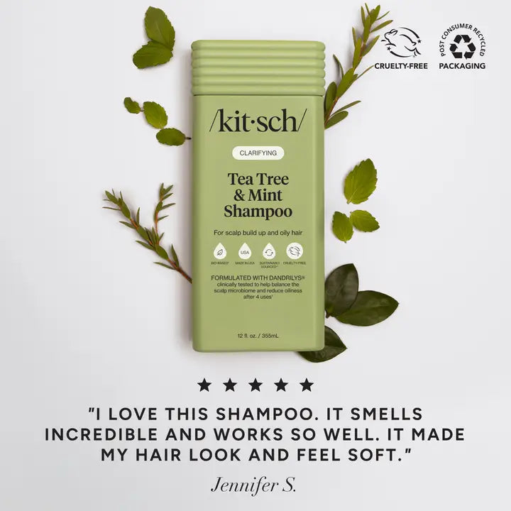 Kitsch Clarifying Tea Tree & Mint Shampoo & Conditioner