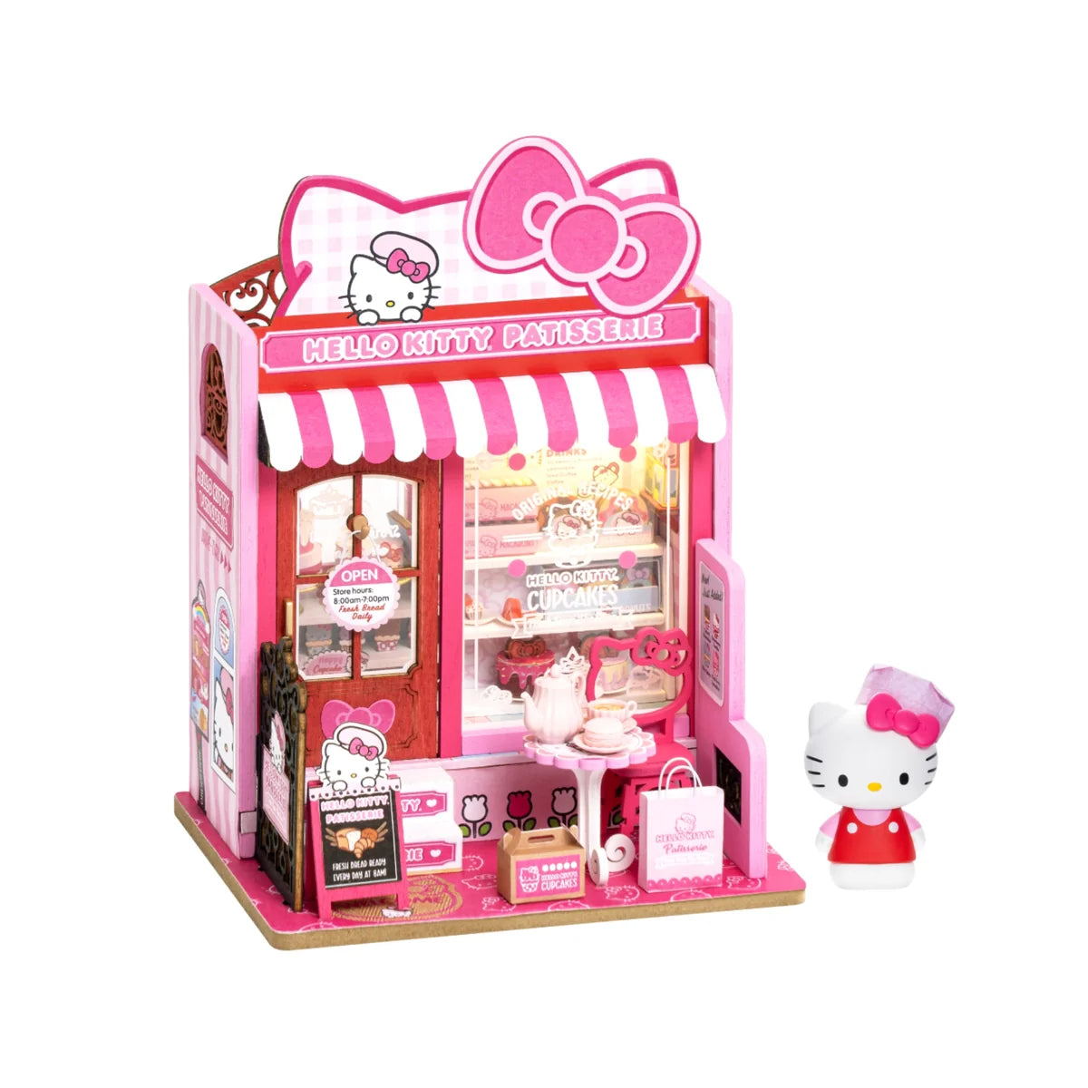 Hello Kitty Patisserie Bookshop DIY Miniature Book Nook Kit