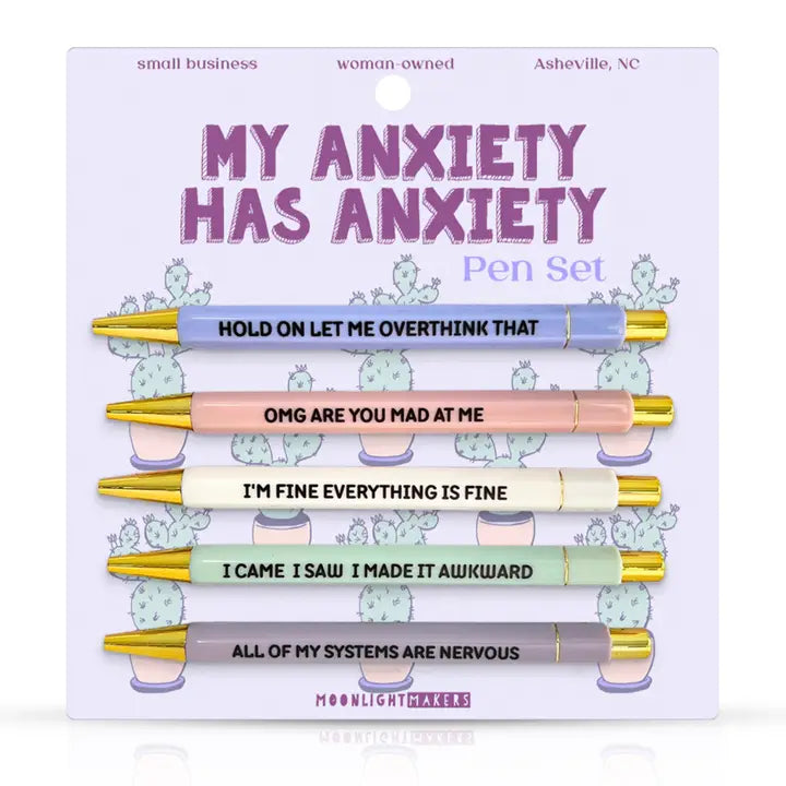 Anxiety Pen Gift Set