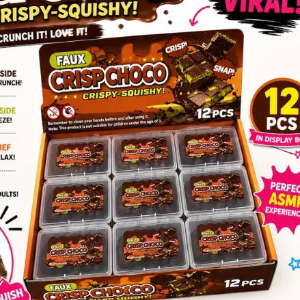 Faux Crisp Choco – Crispy-Squishy Chocolate Asmr Toy