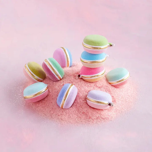 Glitterville Half & Half Rainbow Macarons