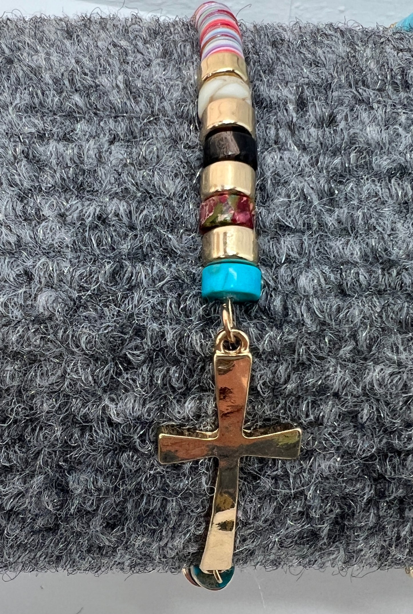 Beaded Bangle Key Chain