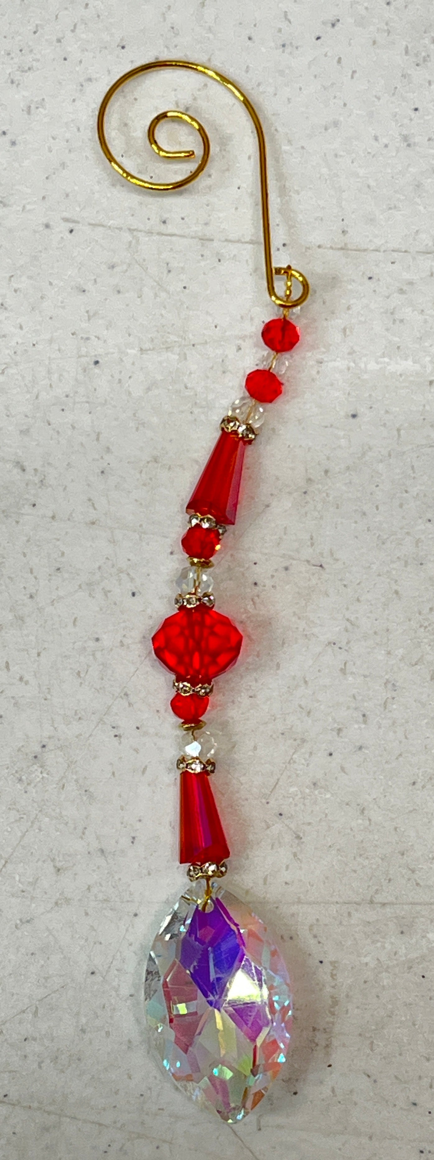 Glass Christmas Jewel Ornaments