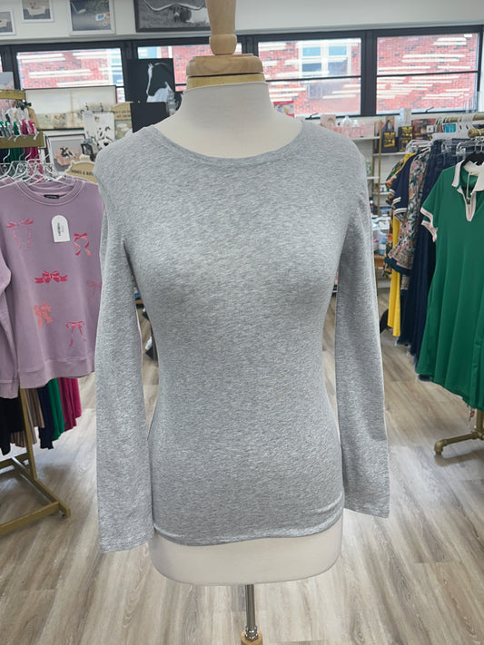 Light Heather Grey Long Sleeve Shirt