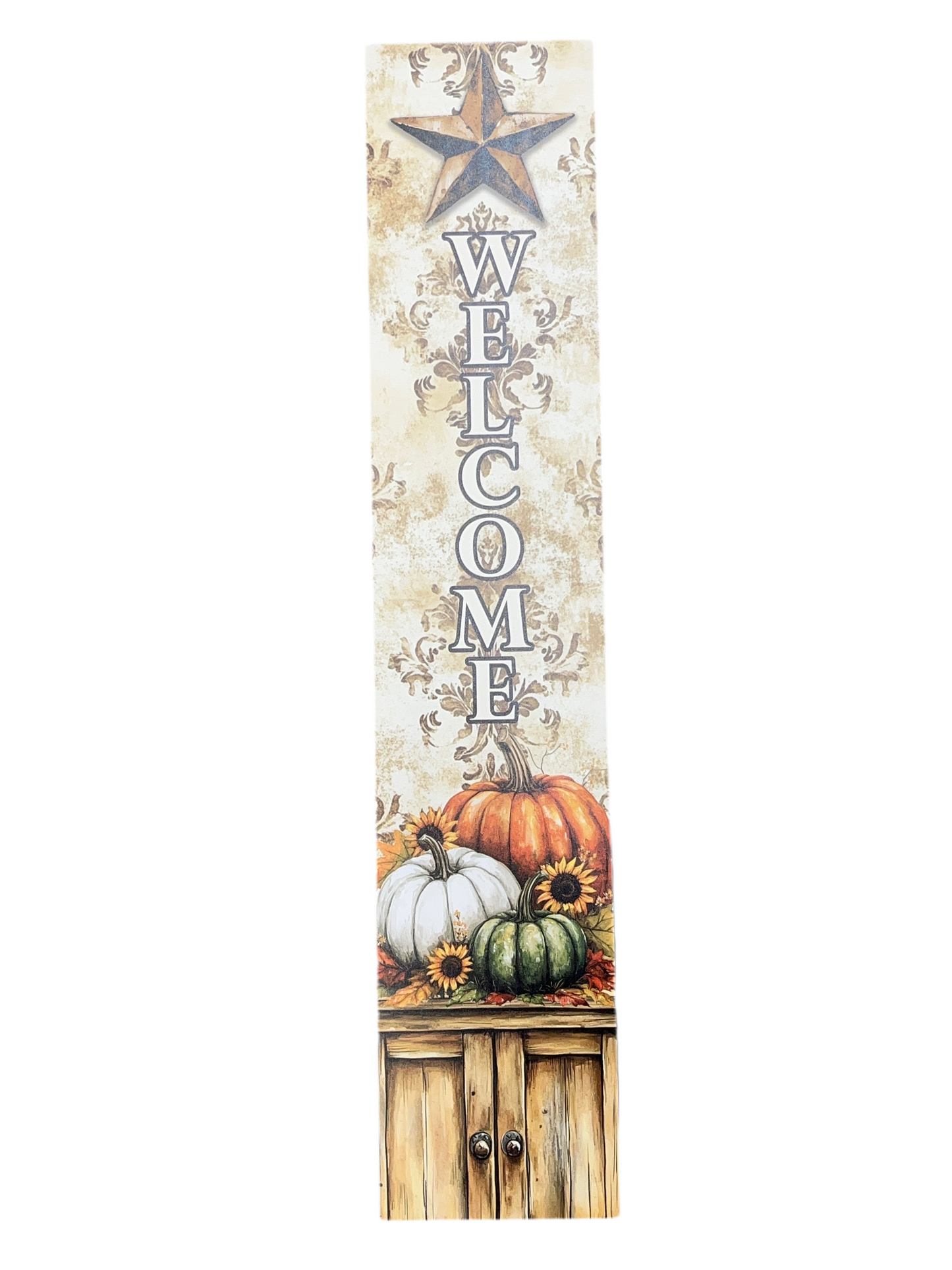 Rustic Pumpkins Yard Expression Sign