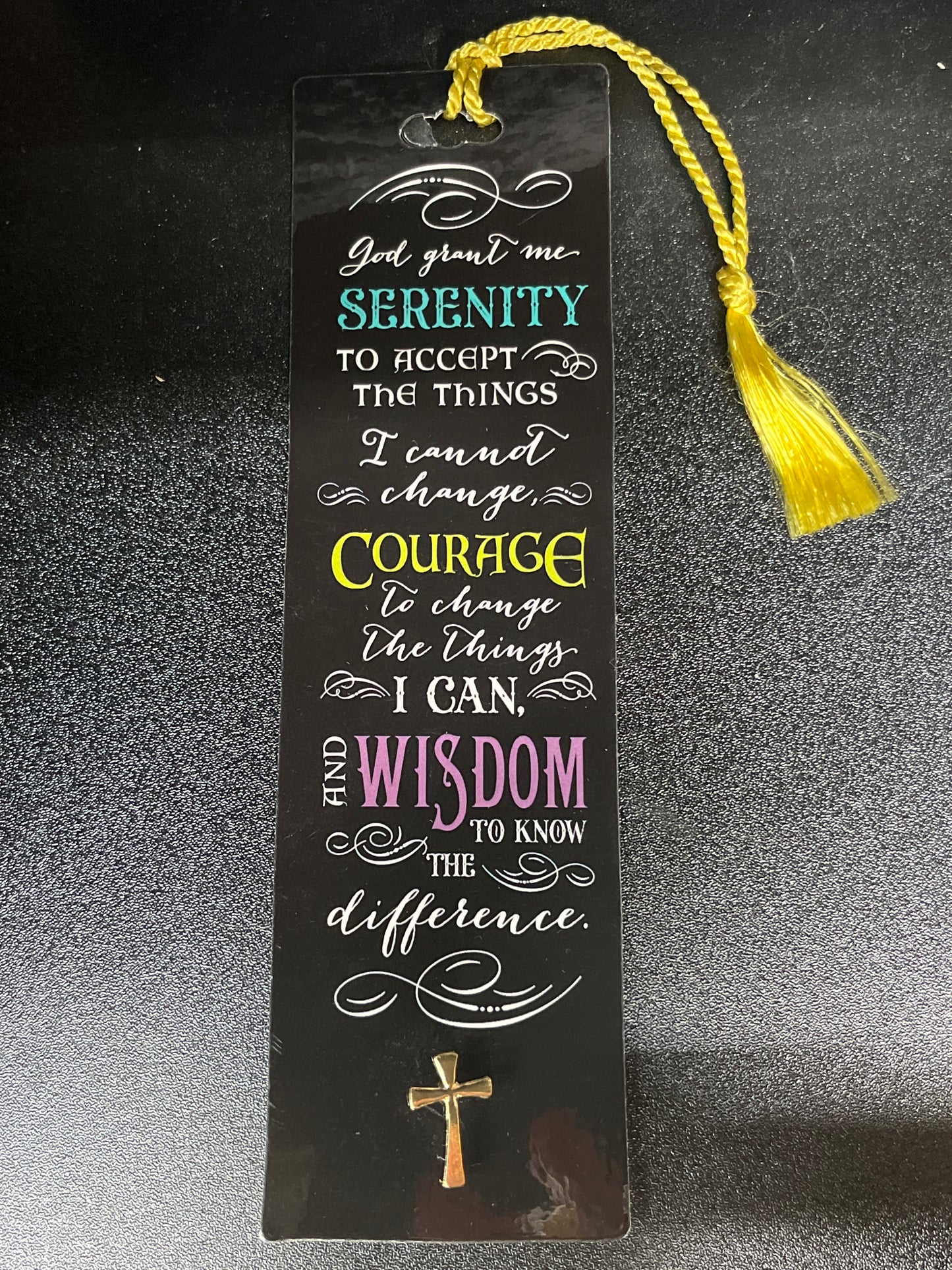 Serenity Bookmark/Cross Pin