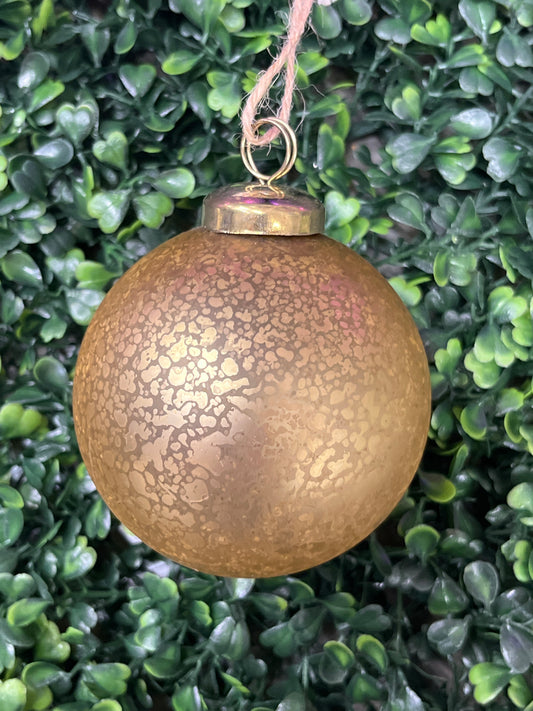 Gold Glass Ball