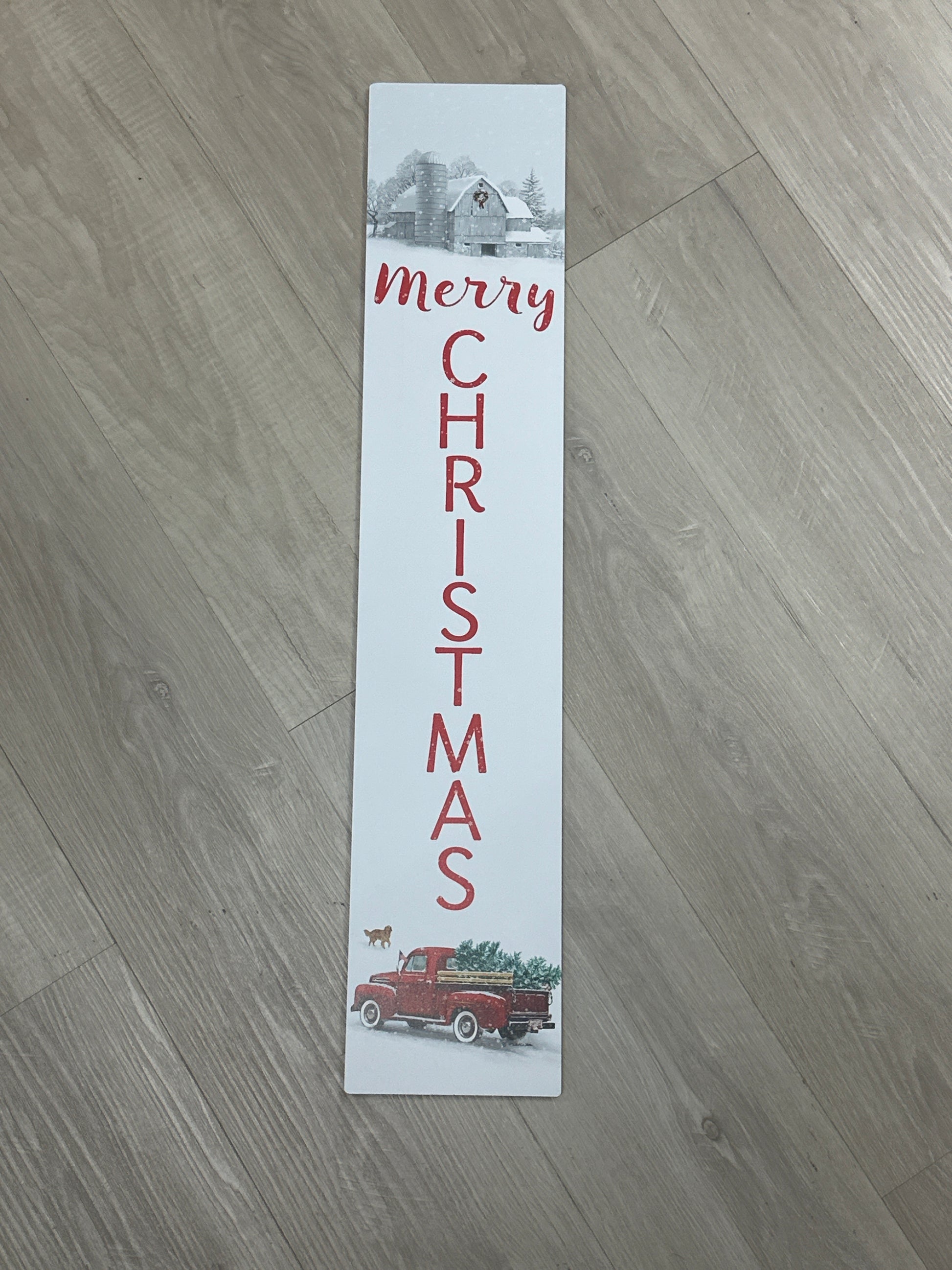 Red Truck & Tree Yard Expression