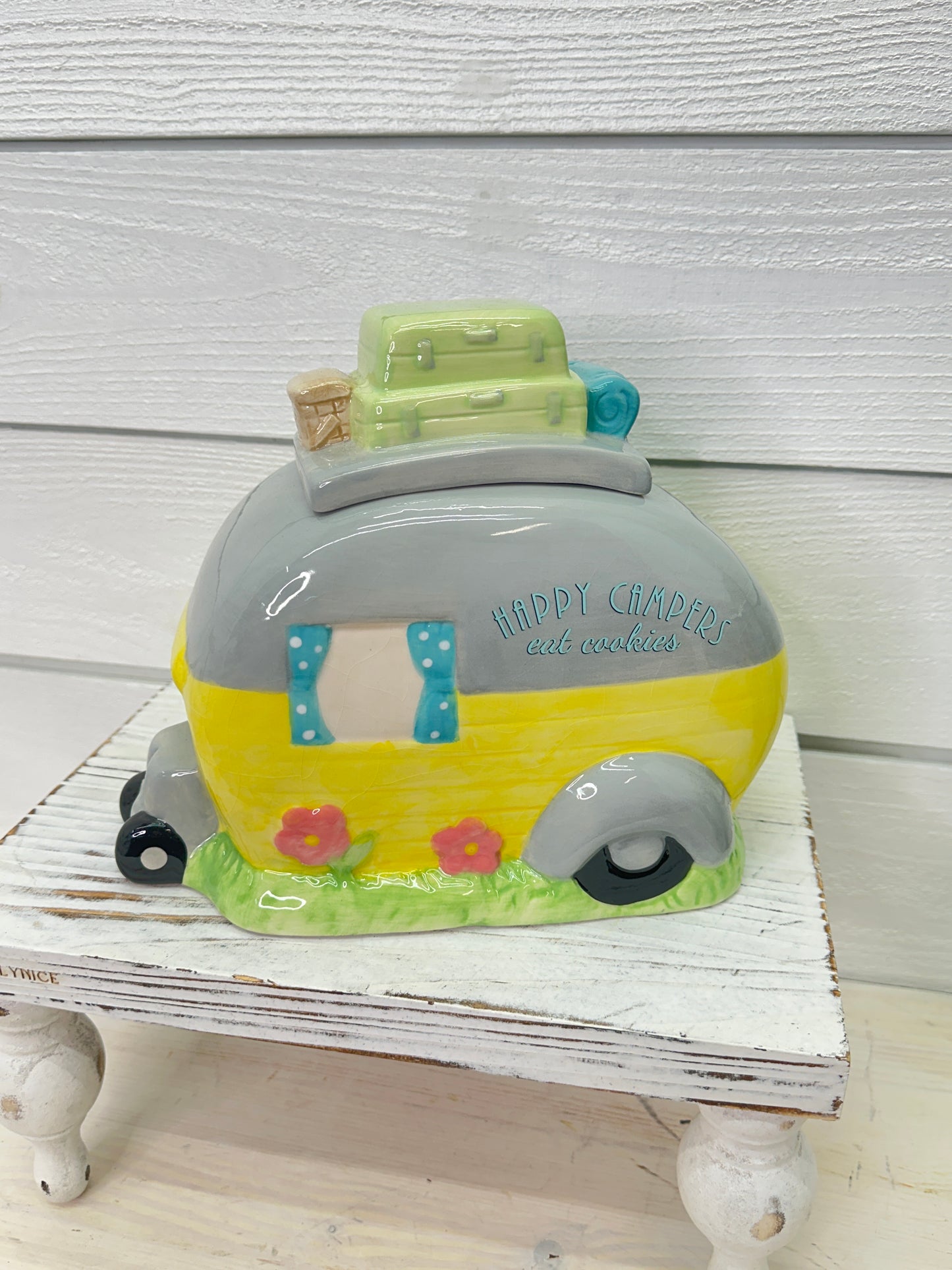 Happy Campers Eat Cookies Cookie Jar