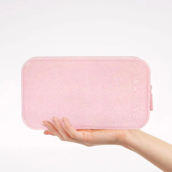Case Mate Jelly Pouch Essential Bag- Ballet Pink Twinkle
