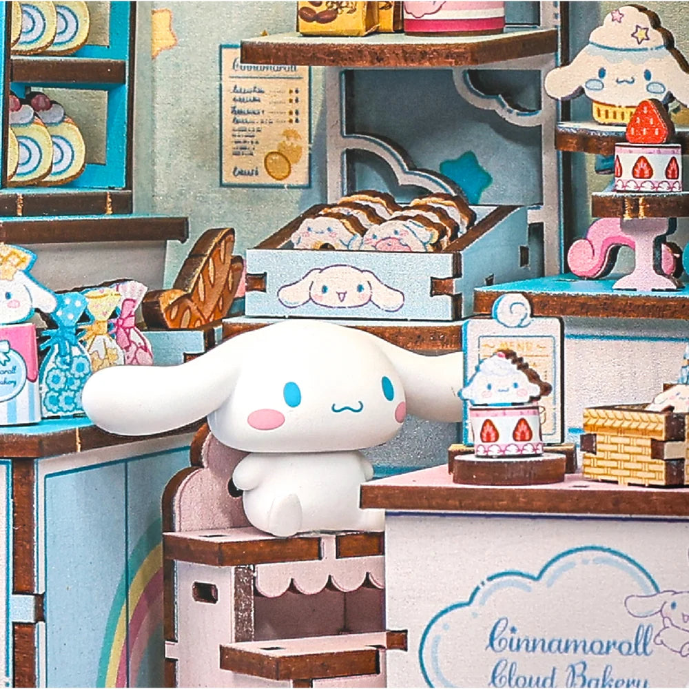 Cinnamoroll Cloud Bakery DIY Miniature Book Nook Kit