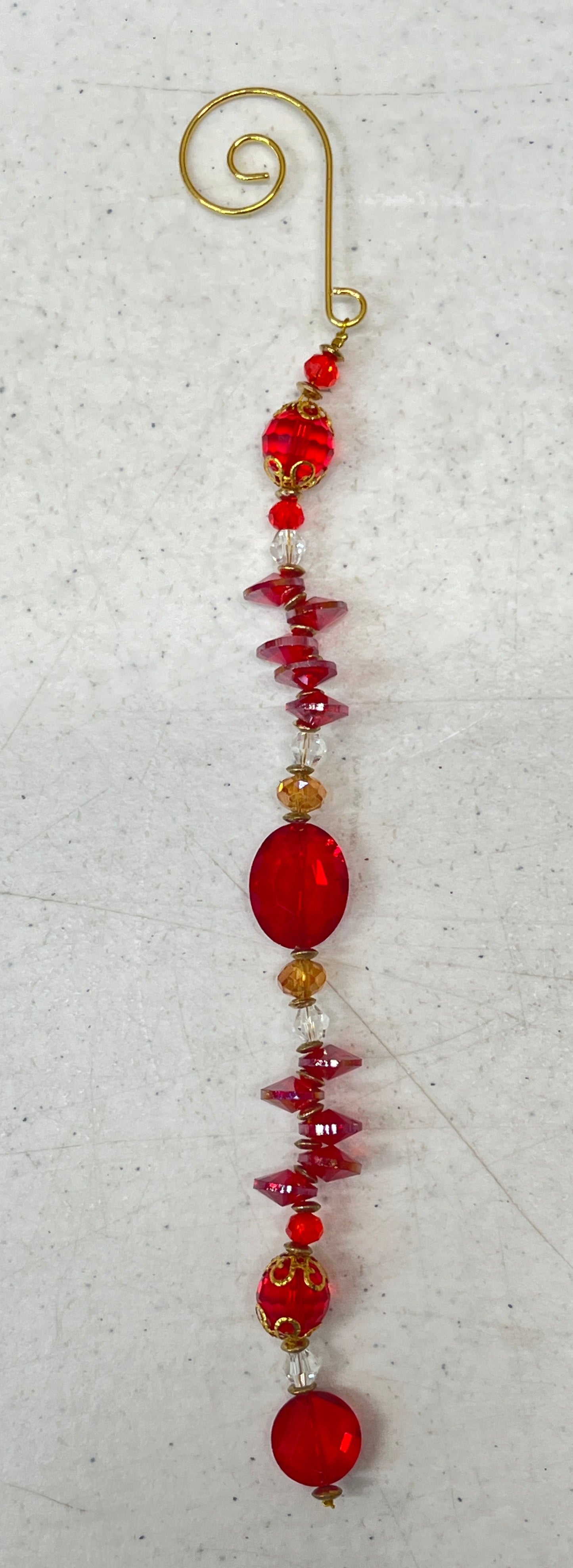 Glass Christmas Jewel Ornaments