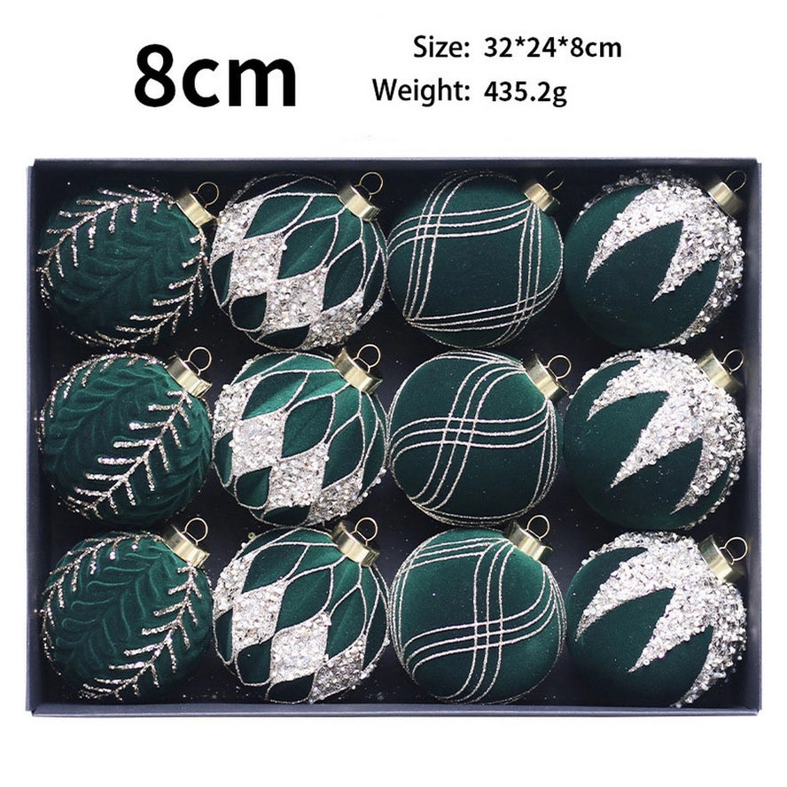 Velvet Diamond Christmas Ball Gift Set
