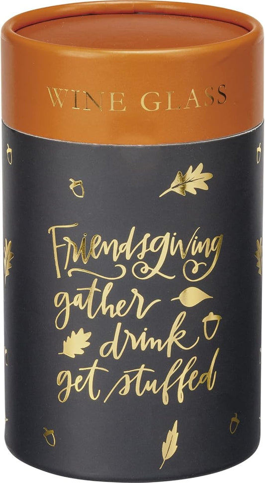 Friendsgiving Stemless Wine Glass
