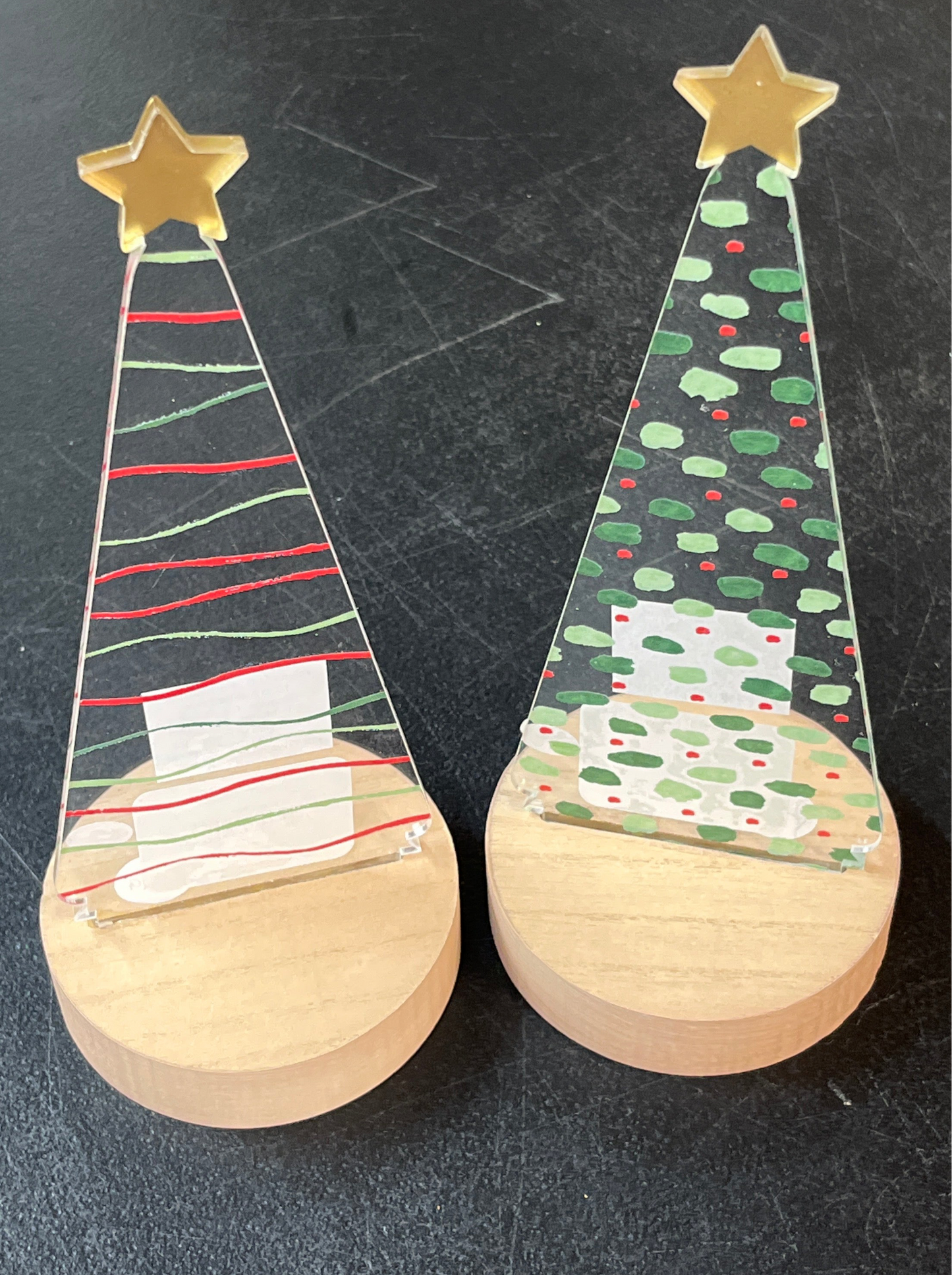 Acrylic LED Christmas Tree Decor
