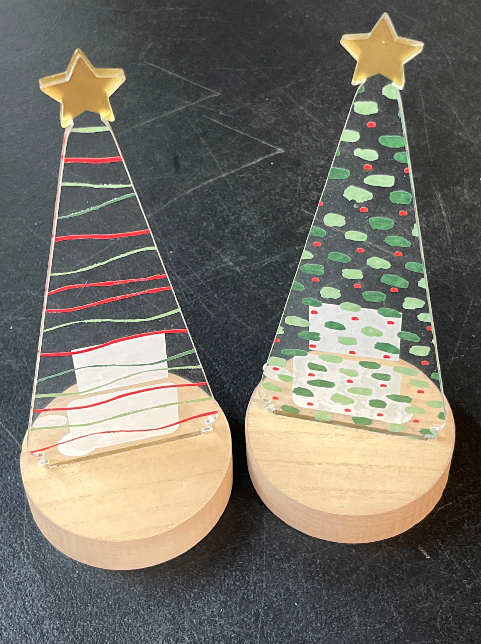 Acrylic LED Christmas Tree Decor