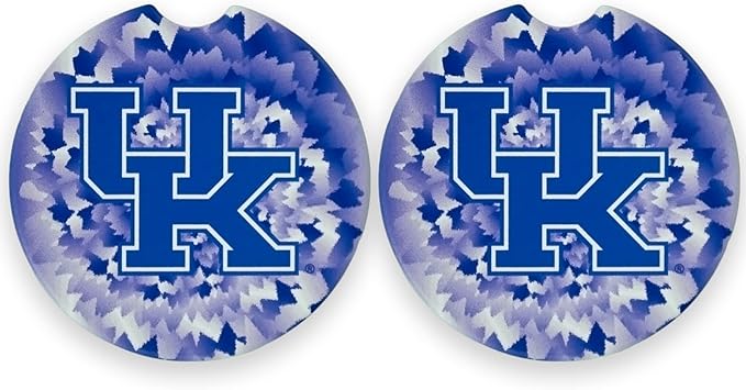 KY Tie Dye Car Coasters- Pack of 2