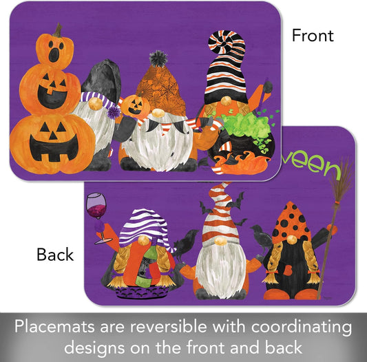 Happy Halloween Gnome Reversible Placemat