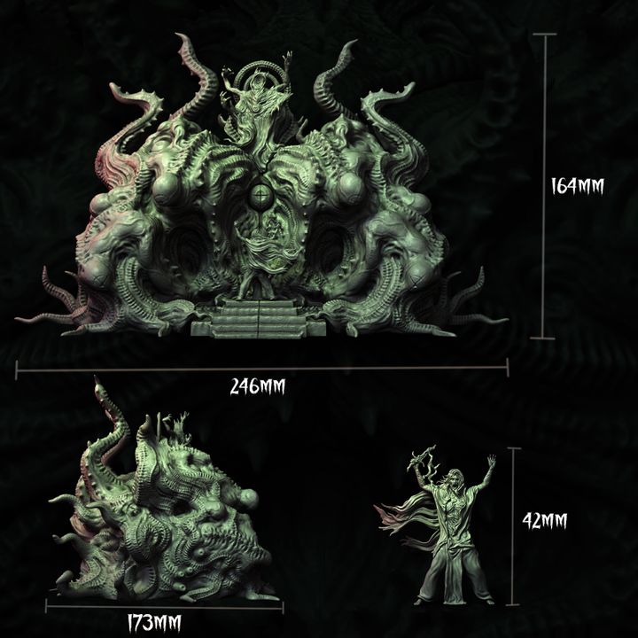 3D Printed Resin Model - The Feaster From Afar - Diorama by NSMiniatures
