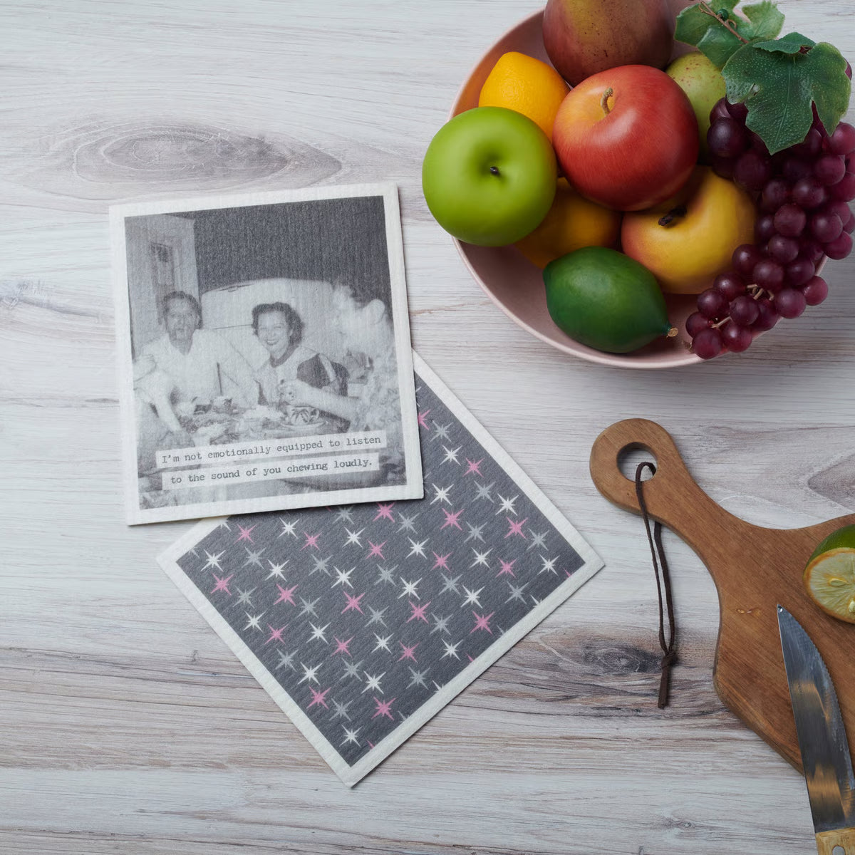 Chewing Loudly Swedish Dishcloth Set