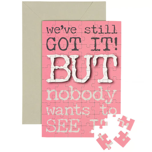 Still Got It Puzzle Card