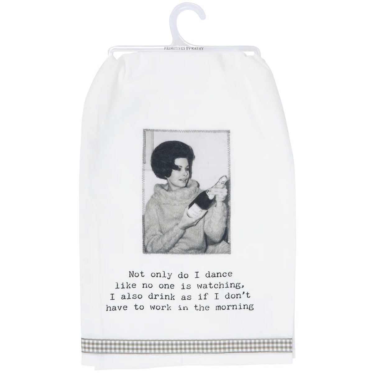 Trash Talk Kitchen Towels- White