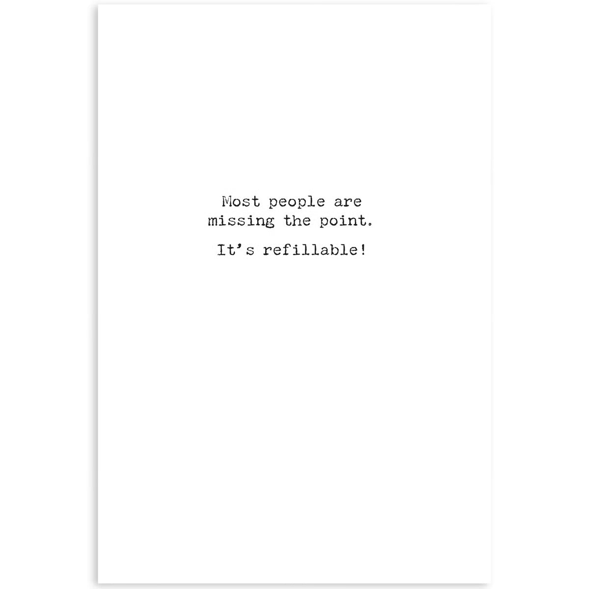 The Glass Greeting Card