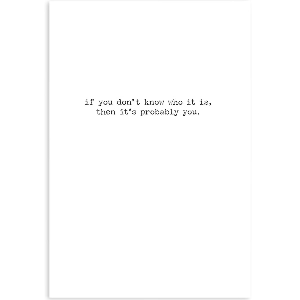 Weird Relative Greeting Card