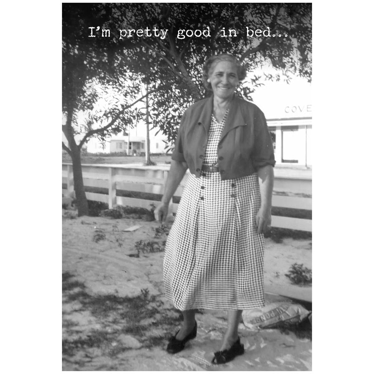 Good In Bed Greeting Card