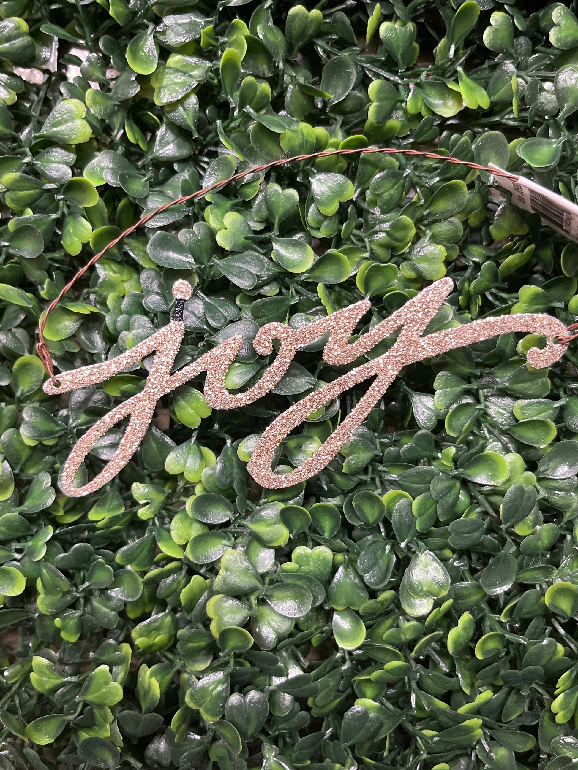 Tin Joy With Gold Glitter