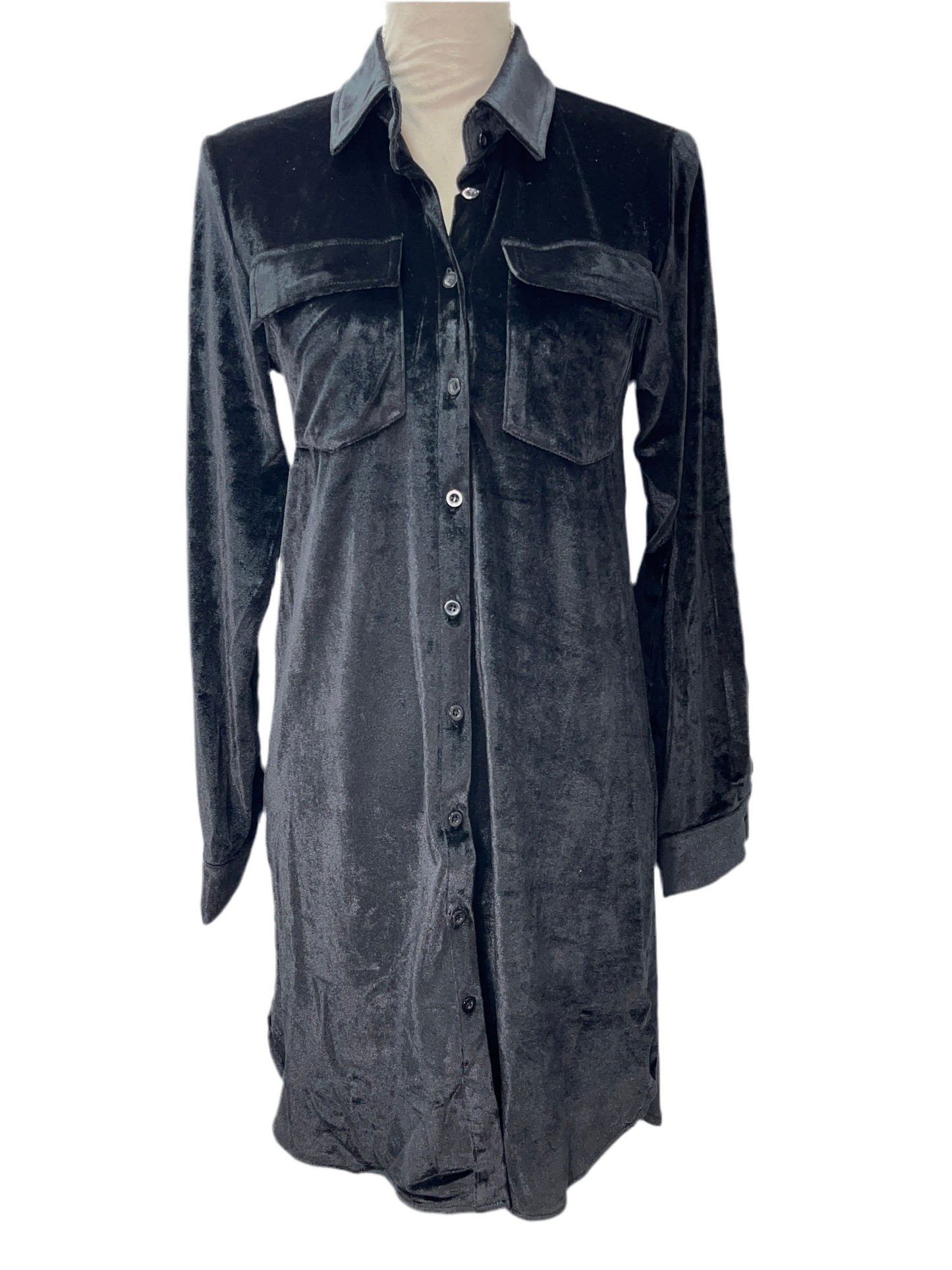 Lorlei Black Velvet Dress