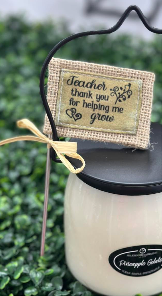 Teacher Thank You Flower Flag