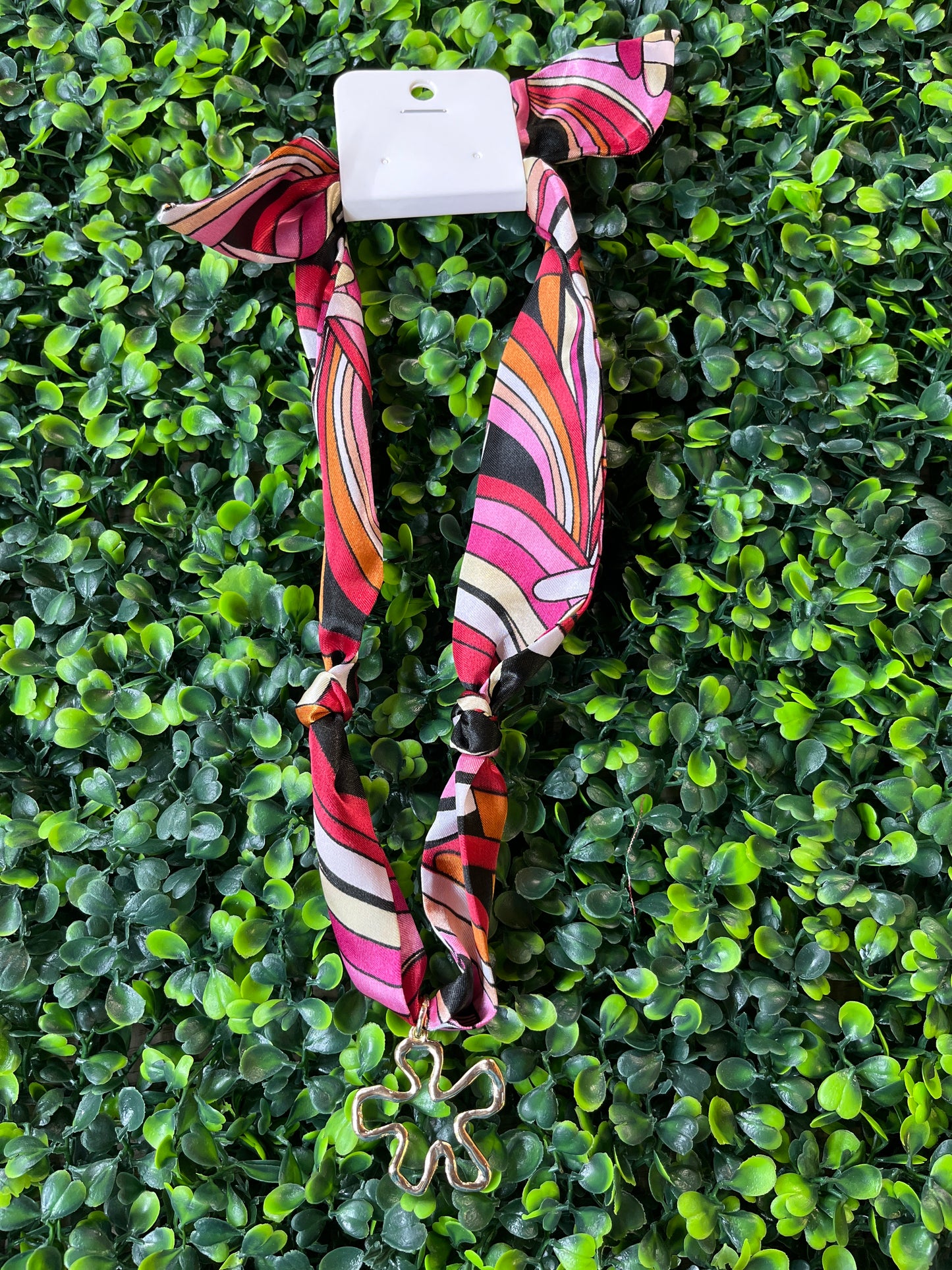 Silk Scarf Necklace