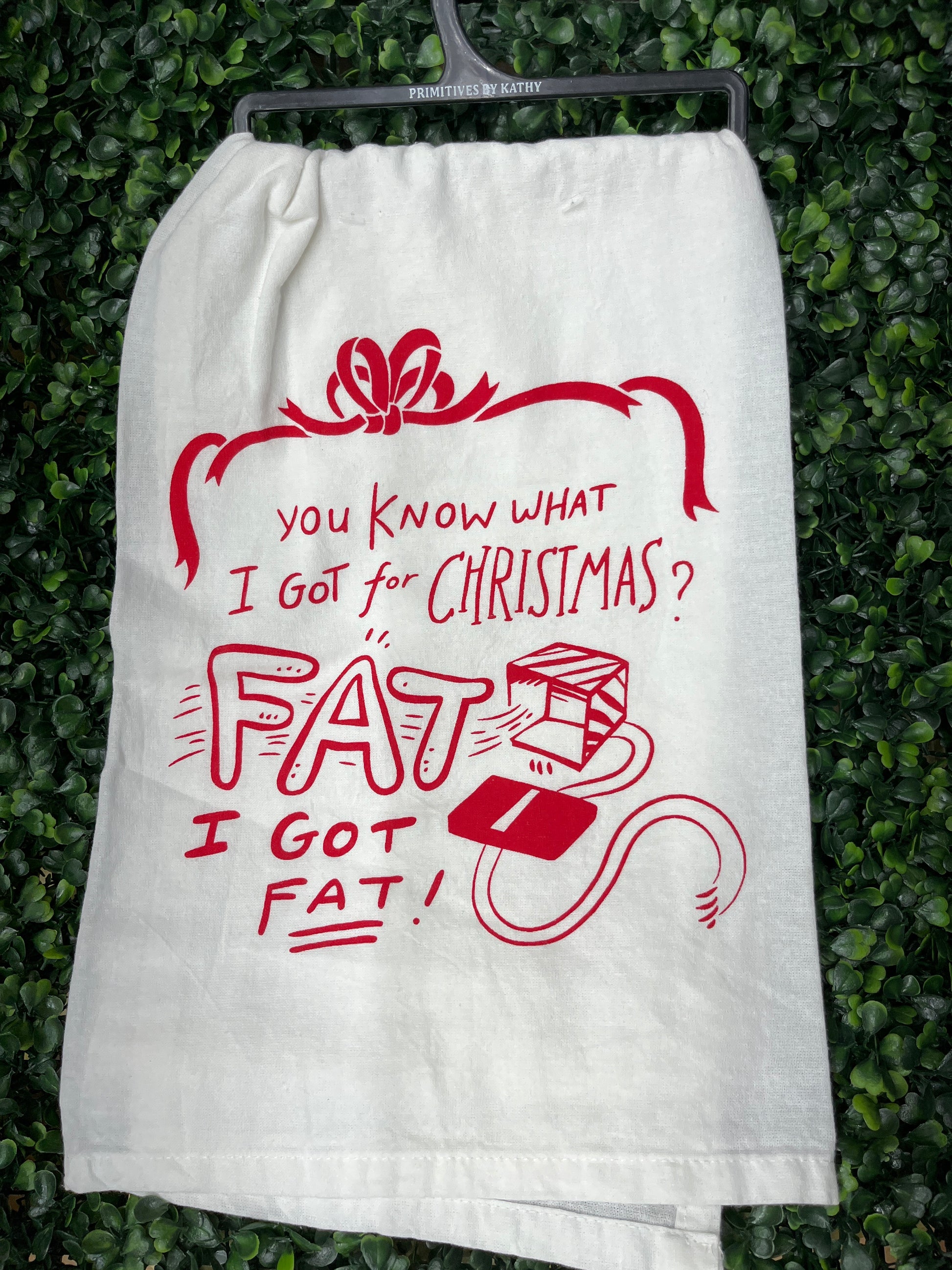 Got Fat Christmas Tea Towel
