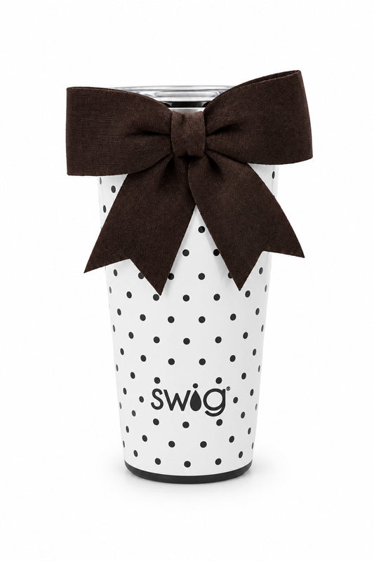 Swig Mocha Dots Party Cup 24oz