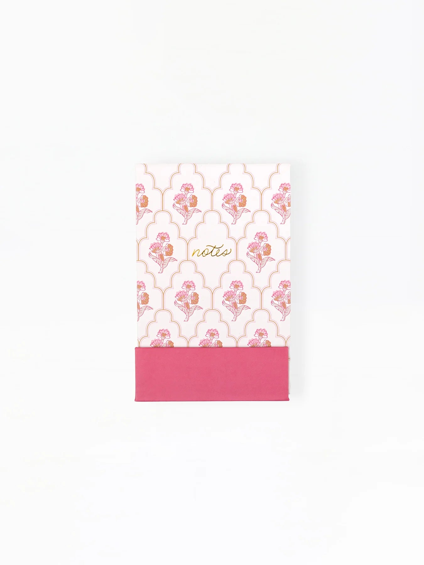 Flip Notepad- Pink Floral Notes