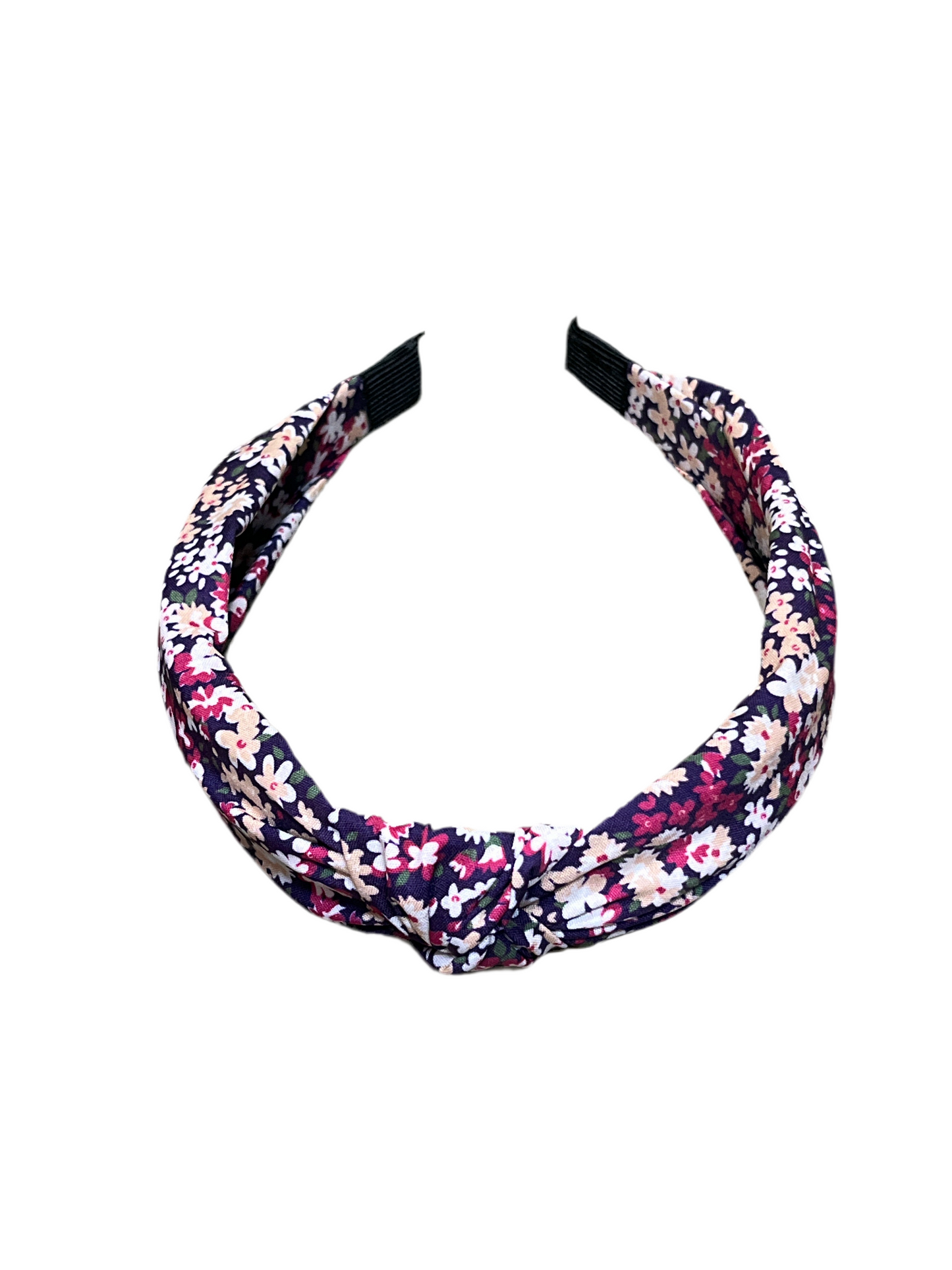 NAVY FLORAL HEADBAND