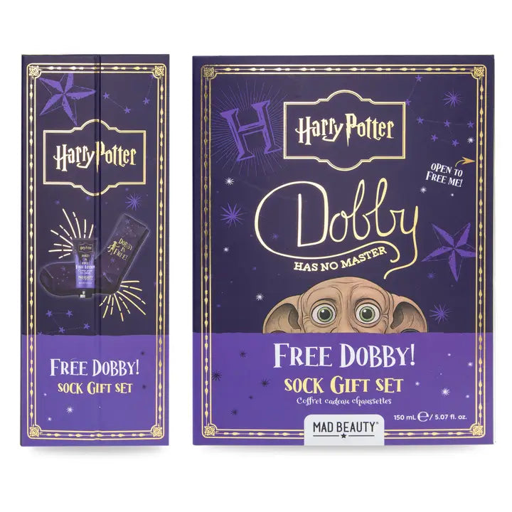 Harry Potter Foot Lotion & Dobby Sock Pair Gift Set