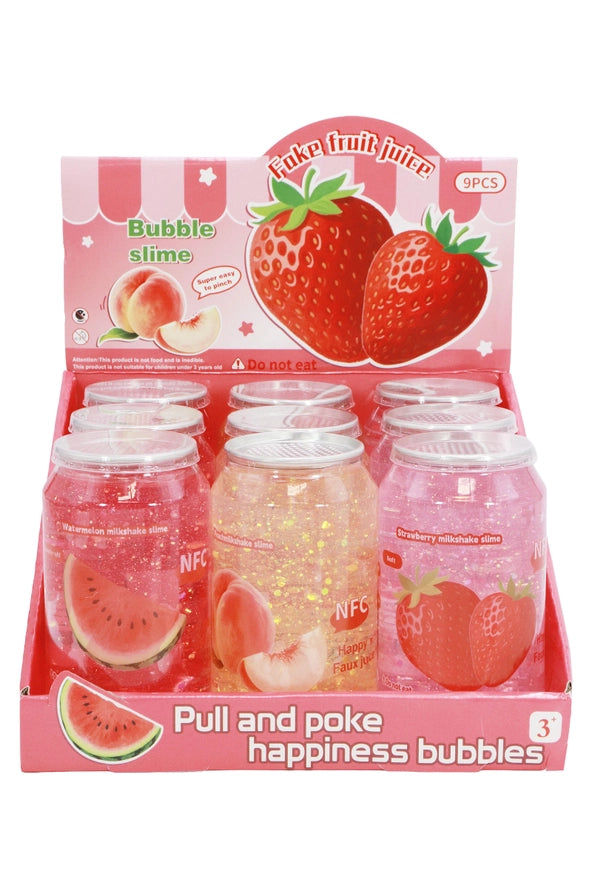 Jumbo Sparkling Fruit Soda Can Glitter Slime