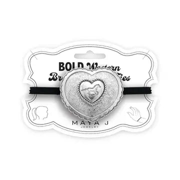 Bold Western Buckle Bracelet Hair Ties