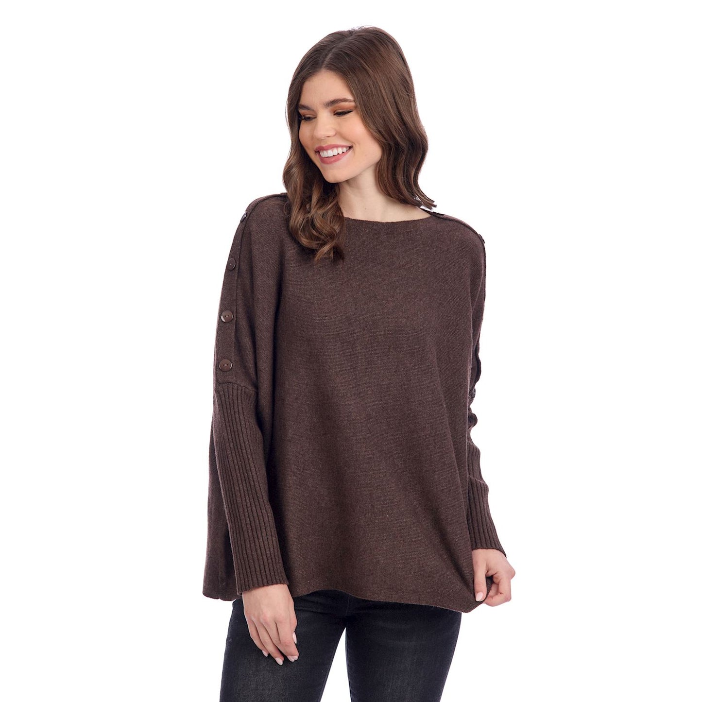 Mud Pie Sheffield Button Sweater