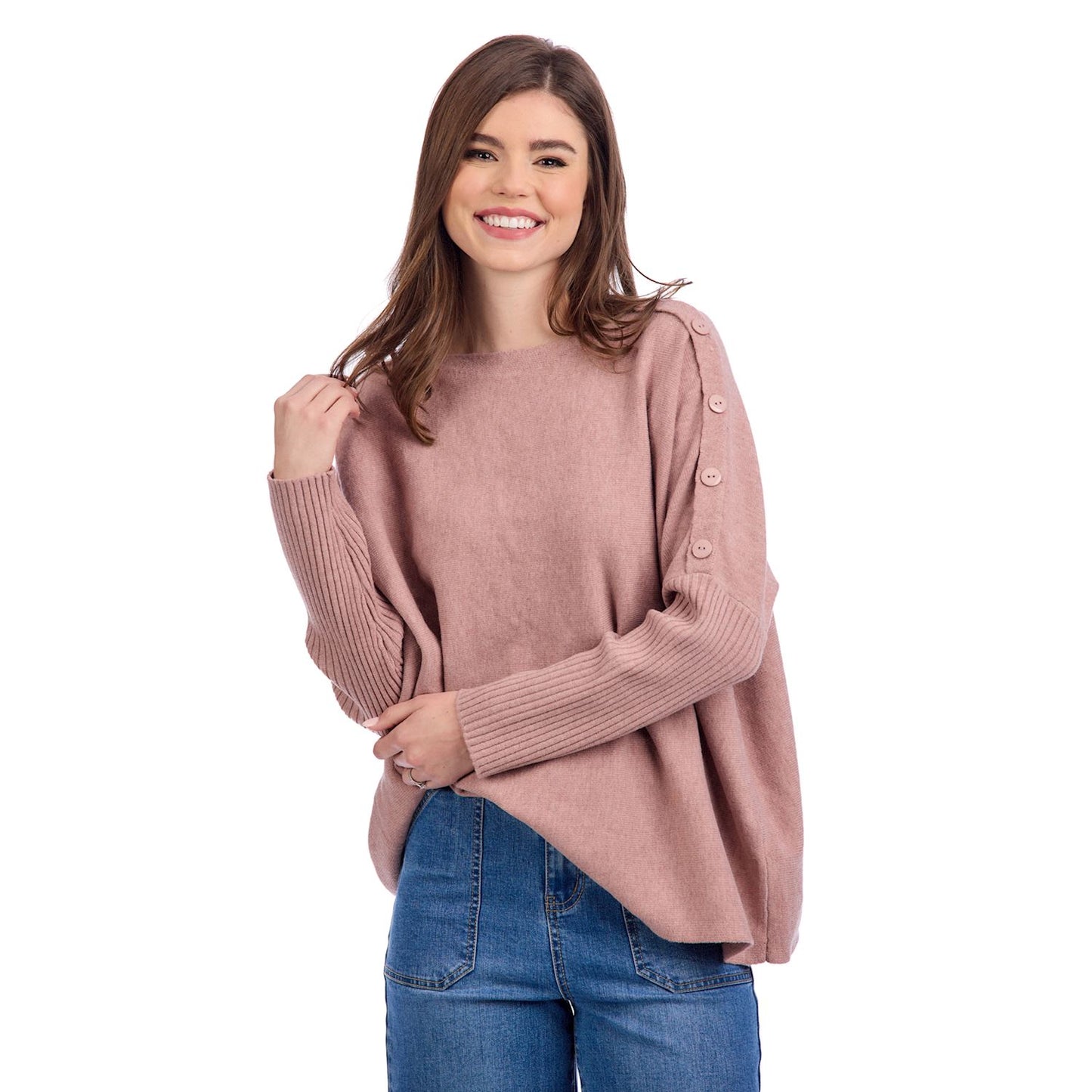 Mud Pie Sheffield Button Sweater