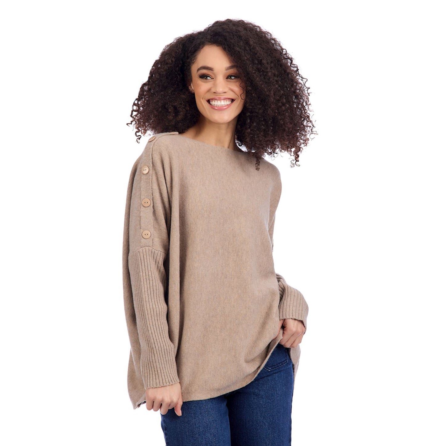 Mud Pie Sheffield Button Sweater