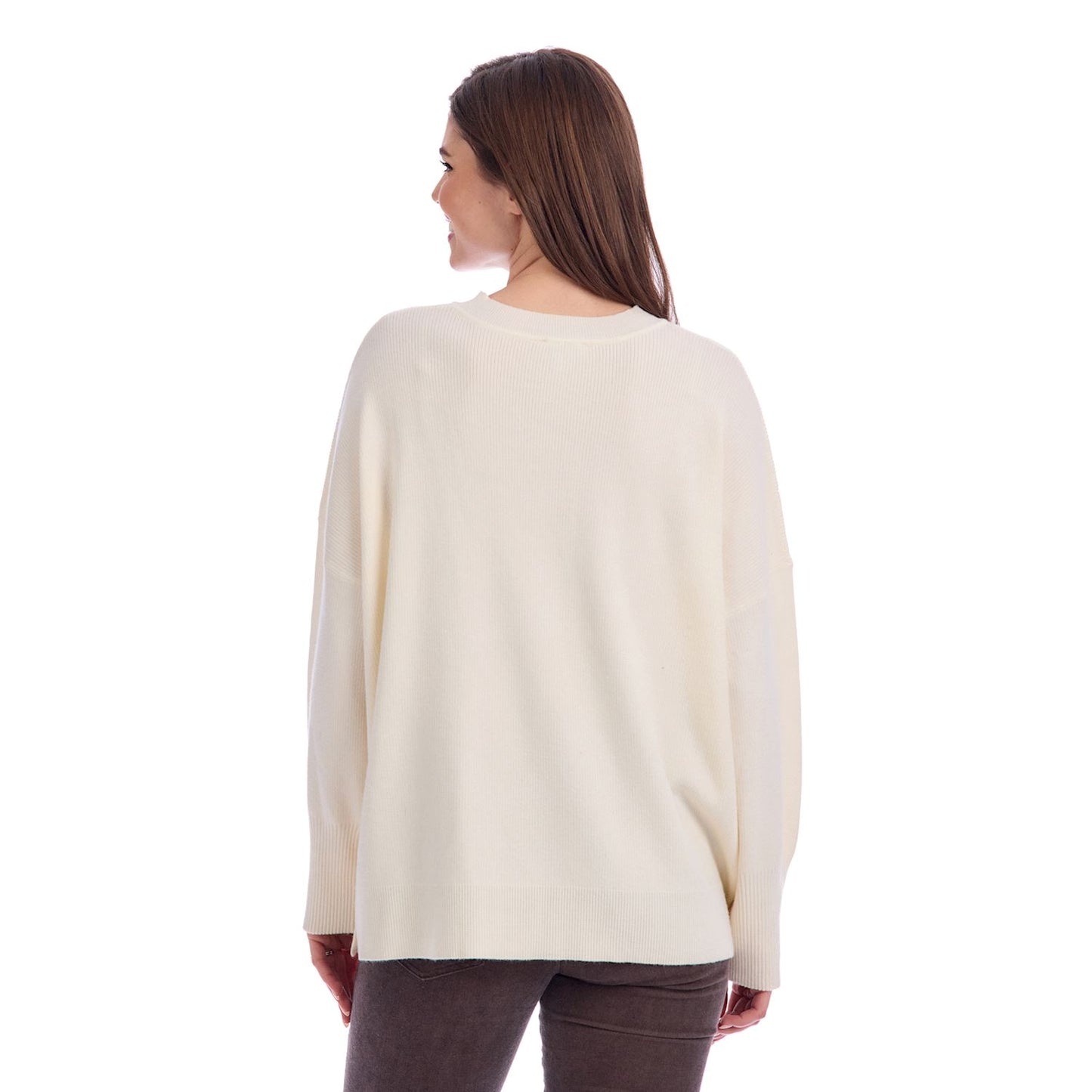 Mud Pie Cream Noralee Button Sweater