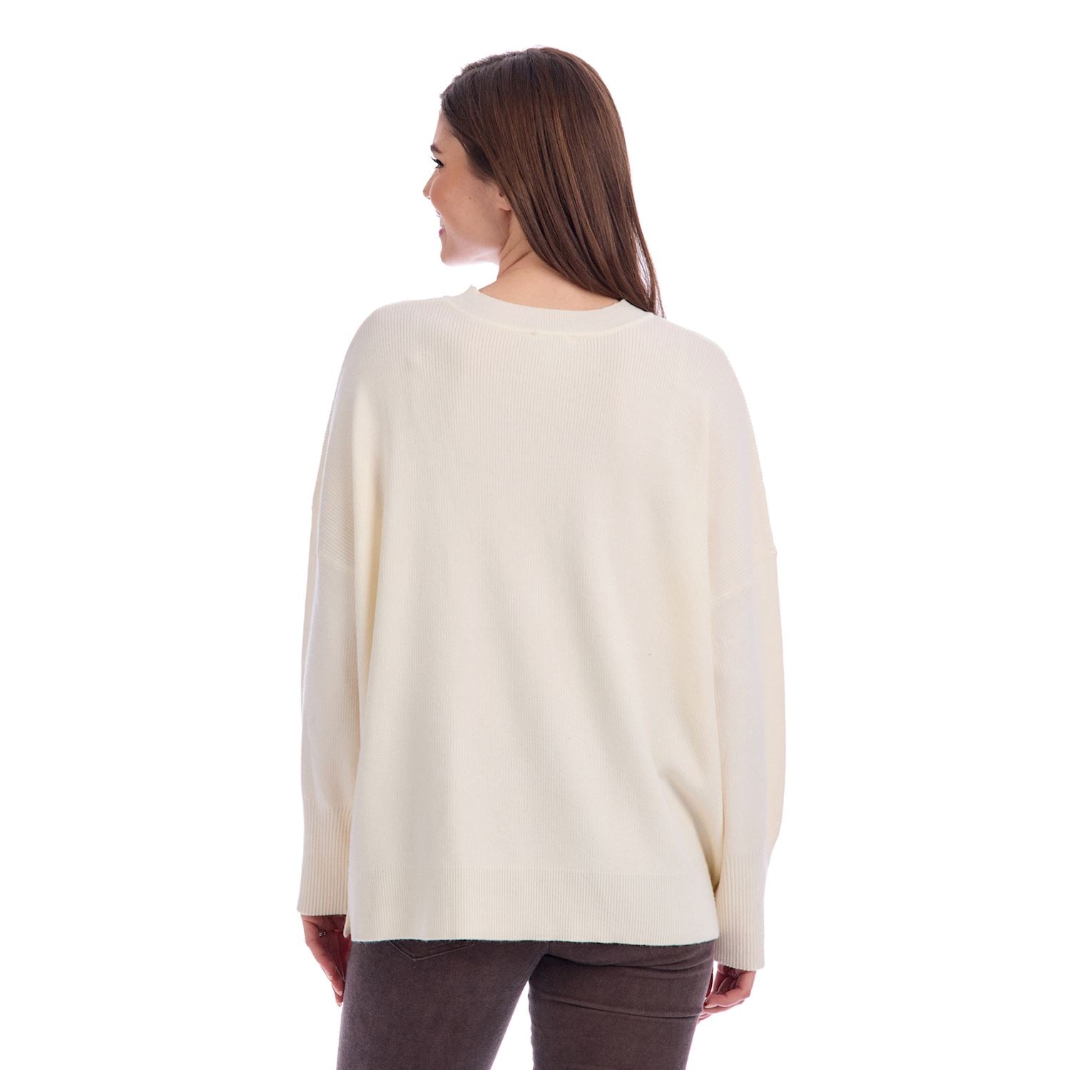 Mud Pie Cream Noralee Button Sweater