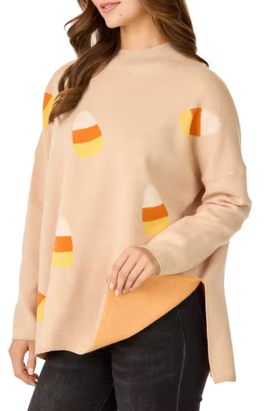 Mud Pie Candy Corn Sweater