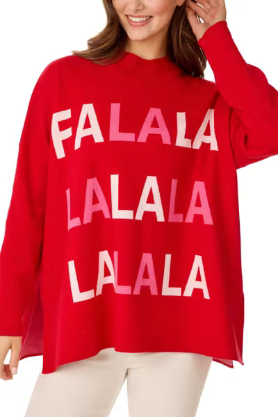 Mud Pie Fa La La Holiday Sweater