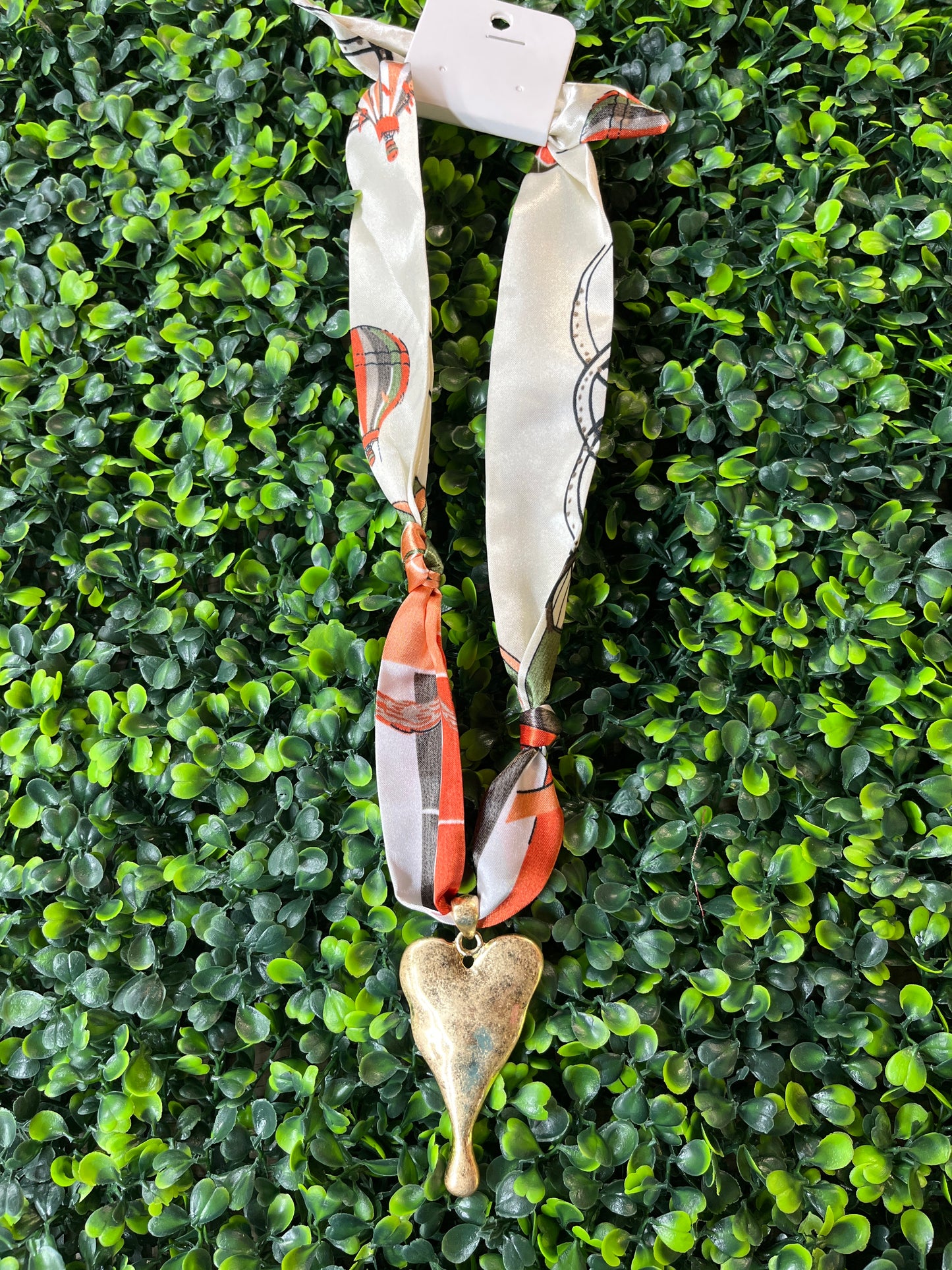 Silk Scarf Necklace