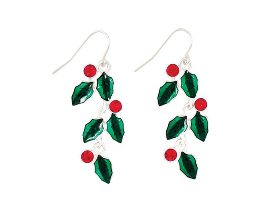 Cascading Holly Earrings